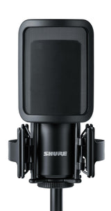 Shure SM4 Kit de Micrófono de Estudio, Micrófono de Condensador para Estudio en Casa con Conexión XLR Optimizado para Voces Suaves e Instrumentos Ruidosos con Audio Listo para Mezclar (SM4-K-KIT)