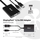 CLUB3D ADAPTER DISPLAYPORT > DVI-D (ACTIVE DUAL) ST/BU RETAIL