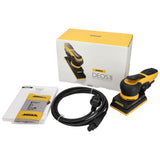 Mirka DEOS II 353 lijadora orbital 81x133mm 300 W lijadora de baja vibración para el lijado sin polvo de madera, tabiquería seca y metal con papel de lija velcro / MID3534044