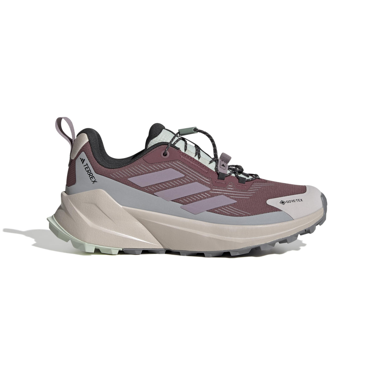 adidas Terrex Trailmaker 2 Gore-Tex Speed Lace Hiking Shoes, Zapatos de Senderismo Mujer, Burgundy/Preloved Fig/Grey Two, 38 EU