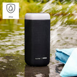 Hama Altavoz Bluetooth 30W, Resistente al Agua IPX4, Efectos de luz LED, 12 Horas de duración de la batería, Caja de música Bluetooth, Negro