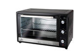 Jata HN966 Horno Eléctrico de Sobremesa, 2200 W, Capacidad 66 litros, Función Grill Rotisserie Convencción, Temporizador, Termostato Regulable, Incluye Parrilla, Medidas Externas 64 x 40 x 40 cm