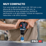 Bosch Professional 12V System Taladro/atornillado GSR 12V-32 (KickBack Control óptimo, motor Brushless sin escobillas, incl. baterías de 2,0 Ah y 4,0 Ah, cargador, accesorios, inserto P&C, L-BOXX)