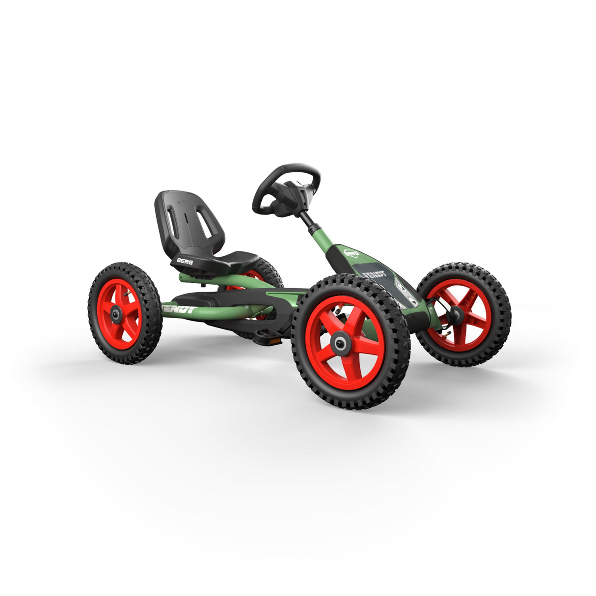 Fendt- Berg Luftreifen und Freilauf Buddy Fendt Go-Kart-Vehículo Infantil, Individual, Color Verde, Kinderspielzeug, für Kinder im Alter Von 3-8Jahren (24.21.54.00)