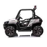 TURBO CHALLENGE - Todo Terreno - Vehículo Eléctrico de Transporte - 119117 - Coche de Control Remoto - Blanco - Máximo 60 kg - Plástico - Baterías Recargables y Pilas No Incluidas - De 5 a 8 Años