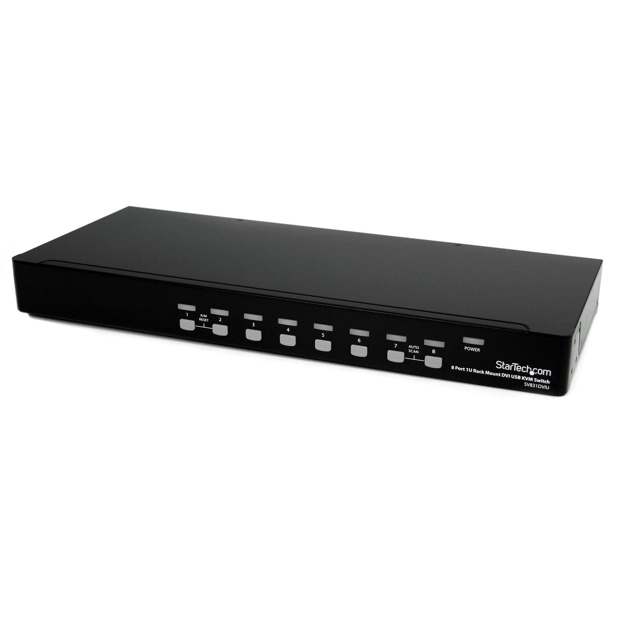 StarTech Switch KVM DVI USB 8 Puertos para Rack 1U, hasta 1920x1200