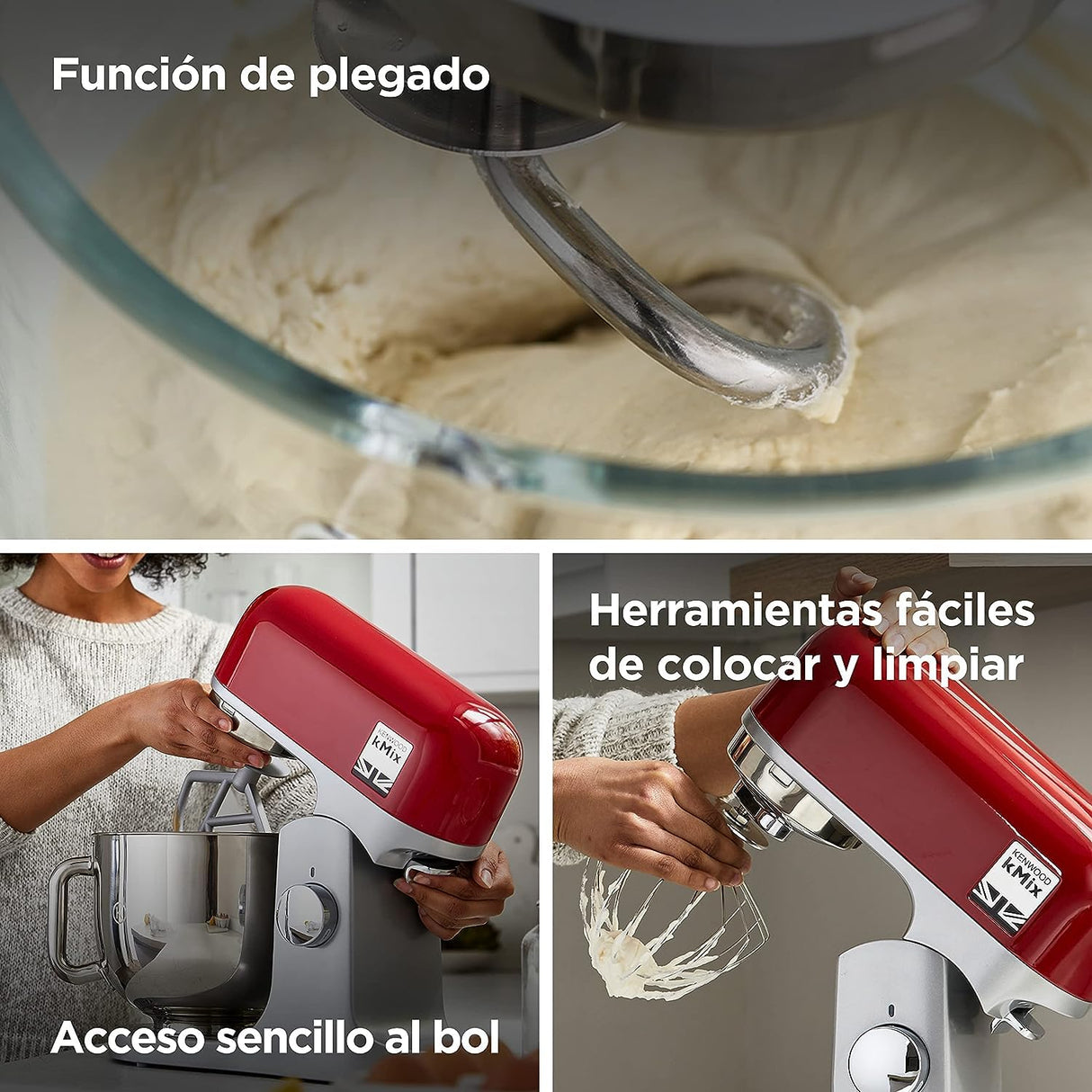 Kenwood kMix KMX750RD Robot de Cocina 5L 1000W Rojo
