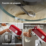 Kenwood kMix KMX750RD Robot de Cocina 5L 1000W Rojo