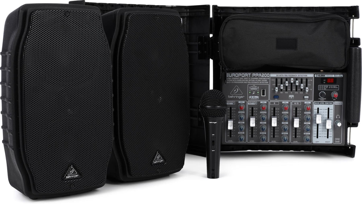 Behringer EUROPORT PPA200 Equipo De Voces Completo Ppa200