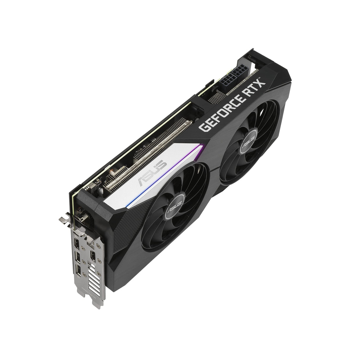 ASUS Dual NVIDIA GeForce RTX 3070 V2 OC Edition - Tarjeta gráfica Gaming (PCIe 4.0, 8 GB GDDR6, LHR, HDMI 2.1, DP 1.4a, Ventiladores Axial-Tech, Dual BIOS, Placa de protección), Blanco