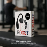 SPC Boost Pro - Auriculares inalámbricos Bluetooth Open-Ear con ENC Cancelación Ruido | 30h de batería | Google Fast Pair | Doble conexión | IPX4 | Control táctil y Asistente de Voz – Negro