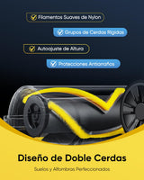 Vexilar V12 Aspiradora sin Cable 58KPa Potente Succión, Escoba Aspirador sin Cable Antienredos, Autonomía 50 Minutos, Filtración de 5 Etapas, Aspiradora para Suelo/Alfombra/Coche/Pelo de Mascotas