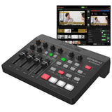 Sistema de livestreaming Roland AeroCaster VRC-01 — Potente solución de producción multicámara inalámbrica con interfaz de audio/controlador de hardware y completa app para iPad