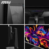 MSI MPG 272URX QD-OLED 26,5" 4K UHD Monitor Gaming - Panel OLED 3840 x 2160 Quantum Dot,EL Gen3, 240Hz / 0,03ms, 99% DCI-P3, ΔE≤2, DisplayHDR True Black 400, KVM, DP 2.1a, HDMI 2.1, USB Type-C