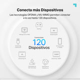 [Nuevo] TP-Link Deco X1500 (3-Pack) - Sistema WiFi 6 Mesh IA, AX1500 Doble Banda 2.4 GHz/5 GHz, Cobertura hasta 520 m2, 3X Puertos Gigabit por Unidad, 160MHz, ODFMA, 1024QAM, Control Parental