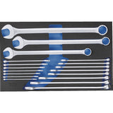 Gedore 2005 CT4-7 XL - Juego de llaves combinadas en módulo CT 4/4, 18 pzs