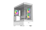 Thermaltake View 290 TG ARGB, Mid Tower Chassis, Snow