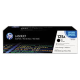 HP 125A CB540AD, Negro, Cartucho Tóner Original, Pack de 2, para impresoras HP ColorLaserJet CP1215, CP1515, CP1518; CM1312 y CP151n
