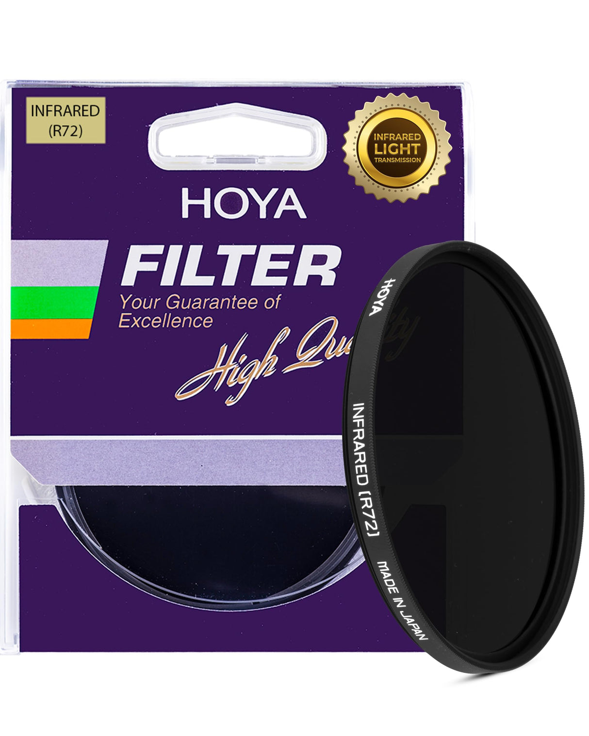Hoya R 72 - Filtro IR para Objetivos de cámara, Negro