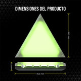 Corsair iCUE LC100 Paneles de iluminación para chasis - Minitriángulos - Kit de inicio de 9 paneles (81 LED con difusión de la luz, Sencillo acoplamiento magnético, iCUE Lighting Node PRO incluido)