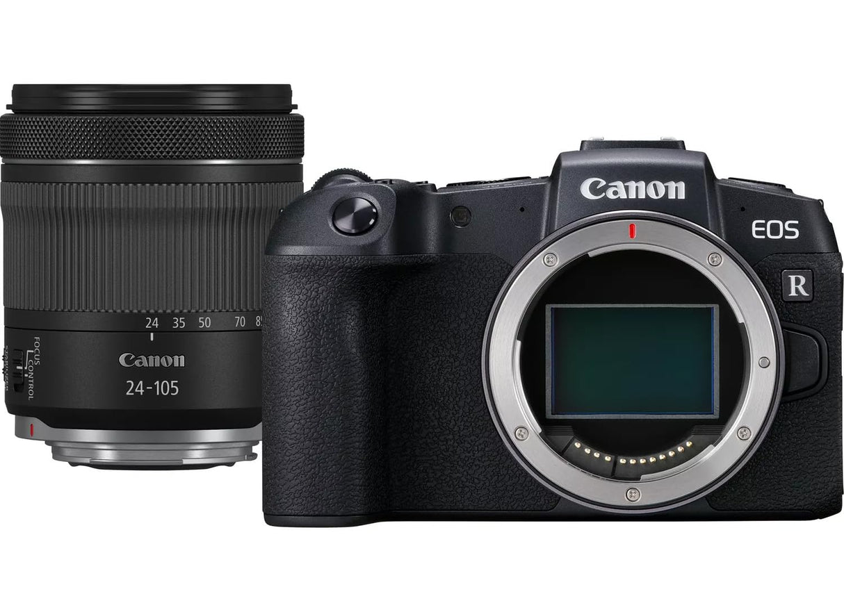 CANON EOS RP Cámara Mirrorless + Objetivo RF 24-105mm F4-7.1 IS STM, Cámara Evil Full Frame (26,2 MP) -5 EV, Vídeo 4K 25fps, Dual Pixel CMOS AF, Pantalla Táctil de Ángulo Variable, Negro
