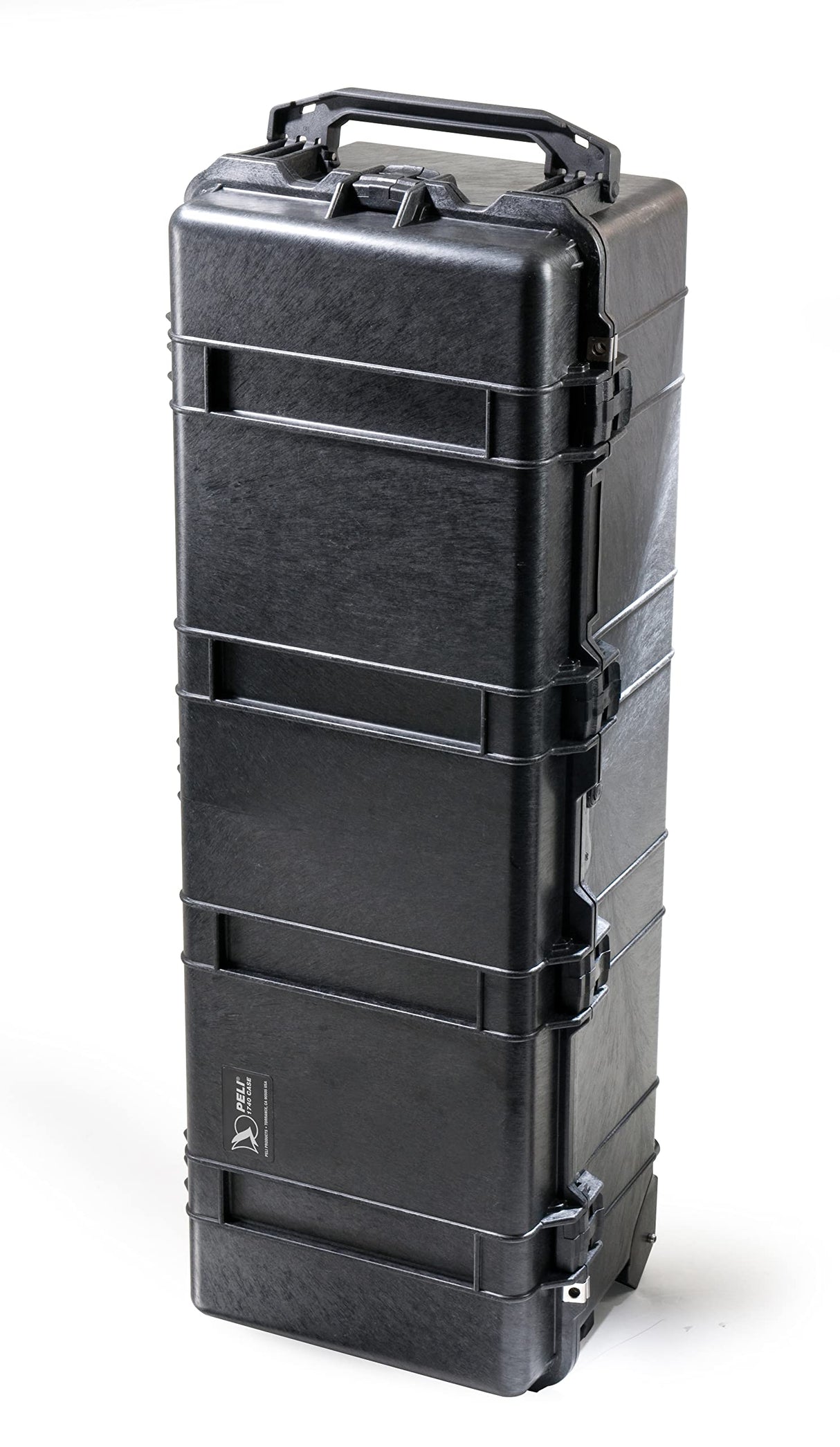 PELI 1740 Maleta Larga para Transportar trípodes, Armas, Instrumentos y Herramientas alargadas, IP67 estanca e Impermeable al Polvo, Fabricada en EE.UU., 105L de Capacidad, sin Espuma, Color Negro