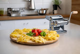 Imperia IPasta Línea Clásica. Máquina para Pasta. 100% Made in Italy. Máquina de pasta fresca en acero. Laminadora manual con manivela. Crea láminas para lasagne, tagliolini, fettuccine.