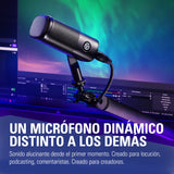 Elgato Wave DX - Micrófono XLR dinámico, patrón cardioide, reducción de Ruido, optimizado para Voz para podcasts, Streaming y retransmisiones, sin Amplificador de señal, para Mac y PC