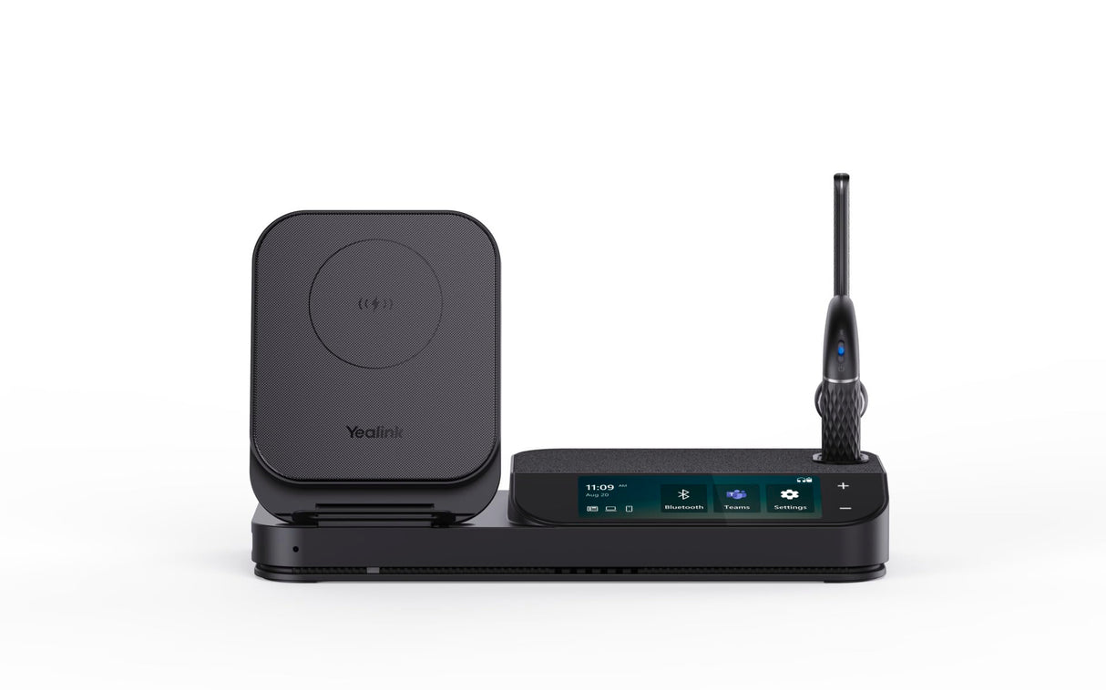 Yealink BH71-WORKSTATION écouteur/Casque Sans Fil Ecouteurs Bureau/Centre d'appels Bluetooth Socle de chargement Noir