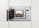 Candy MIC20GDFX - Microondas de encastre con grill, 20 L, 800 W, color inox