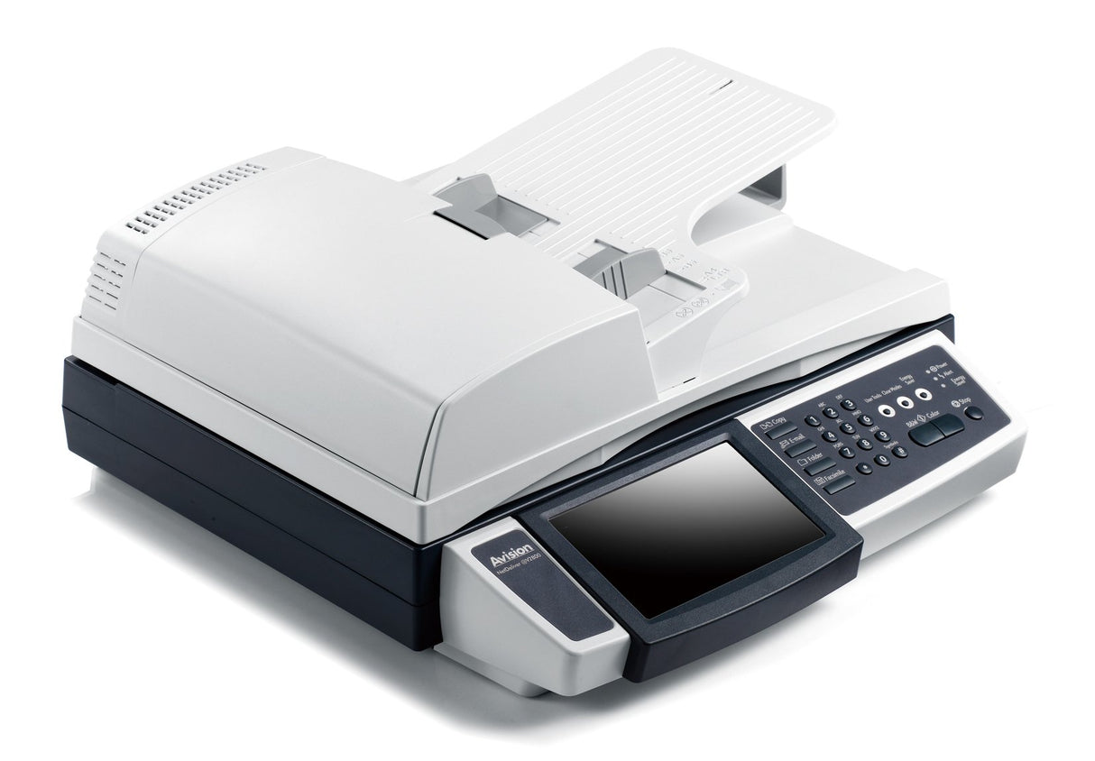 Avision @V2800 Netwerk - Escáner (A4, 600 dpi, USB 2.0), Color Gris y Blanco