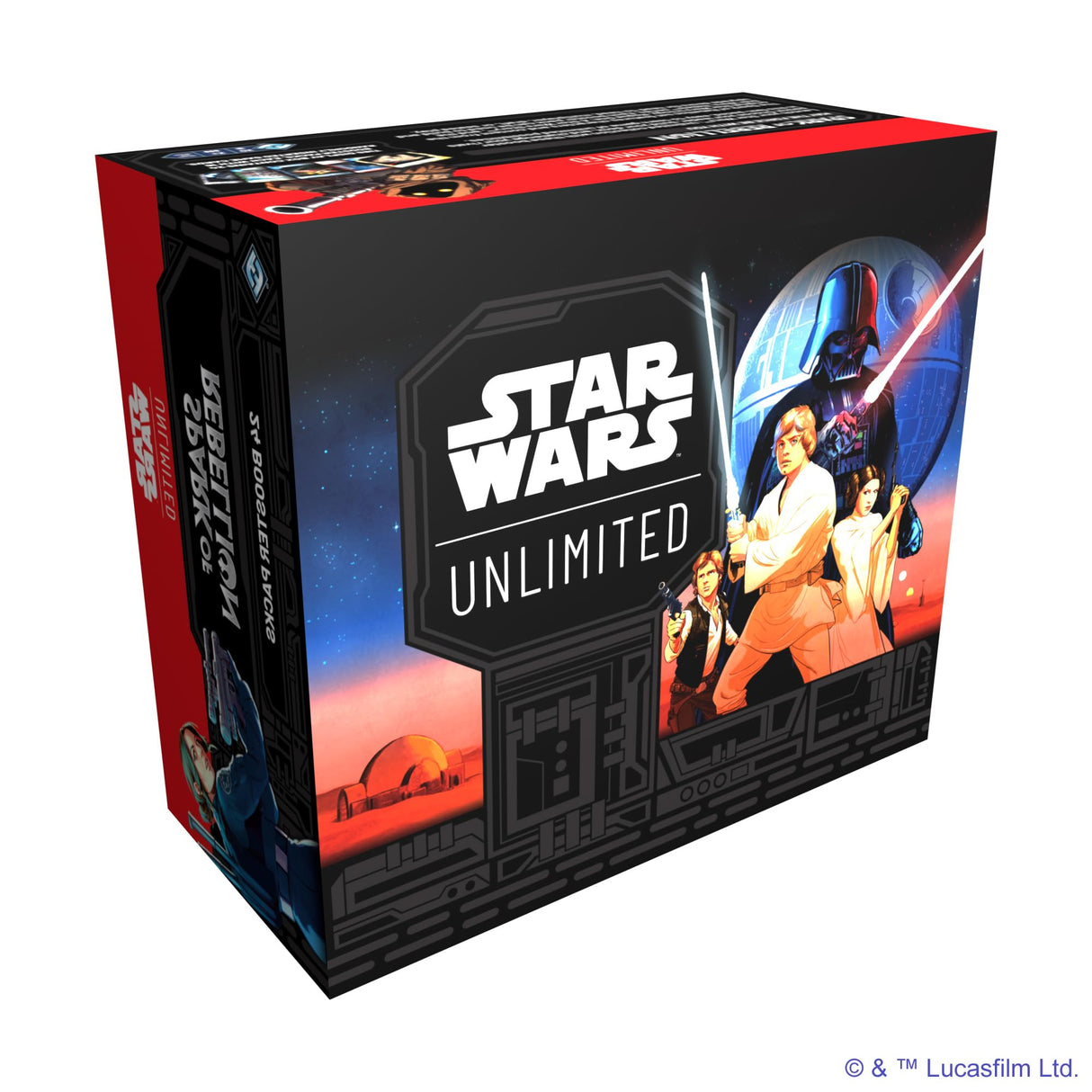Star Wars, Unlimited TCG Spark of Rebellion Booster Display (24 sobres de ampliación), Juego de cartas coleccionables, versión inglesa