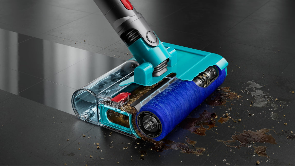 Dyson Cyclone V10 Submarine™ Aspiradora y Fregona Sin Cable – 150 Air Watts, hasta 60 min de autonomía, Suelos Duros, tecnología antienredos
