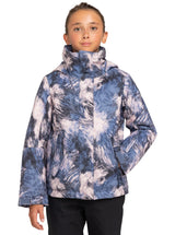 Roxy Jetty Girl JK Chaqueta, Wild Wind DARKNIGHT, Estándar para Niñas