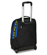 Seven Inter Big Trolley Fútbol Escuela Fija, Azul, 2 en 1, Doble Uso, Trolley y Mochila, Escuela Primaria, Niño, turquesa, Talla única, Casual