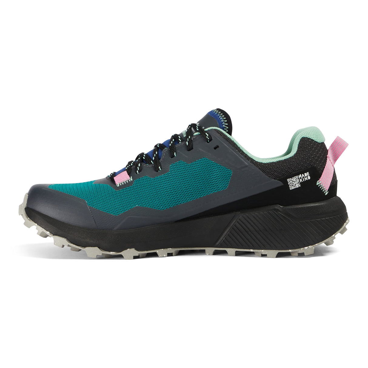 Berghaus Zapatos Revolute Active para Mujer, Negro/Turquesa, 38