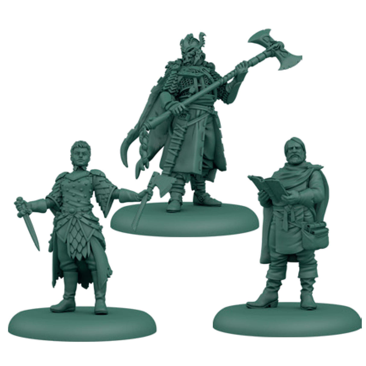 Una canción del Hielo y el Fuego: Juego de miniaturas de Mesa – House Greyjoy Starter Set Estrategia en Miniatura para Adolescentes y Adultos Mayores de 14 años para 2 Jugadores
