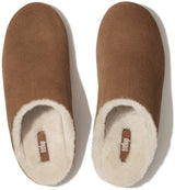 FitFlop Chrissie Shearling, Pantuflas Mujer, Marrón Tumbled Tan 645, 41 EU