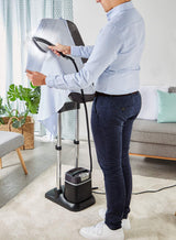 Calor Ixeo+ - Plancha de ropa, todo en uno, tabla Smart Board integrada de 3 posiciones, plancha de vapor, vapor, vapor, tecnología Twin Boiler, presión de la bomba de 5 bares, Ultra-ligero QT1510C0