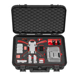 TOMcase Maleta para Drones Ready to Fly para dji Mini 4 Pro Fly More Combo, Mando a Distancia estándar o dji RC 2, Funda Protectora Eco Impermeable - Made in Germany