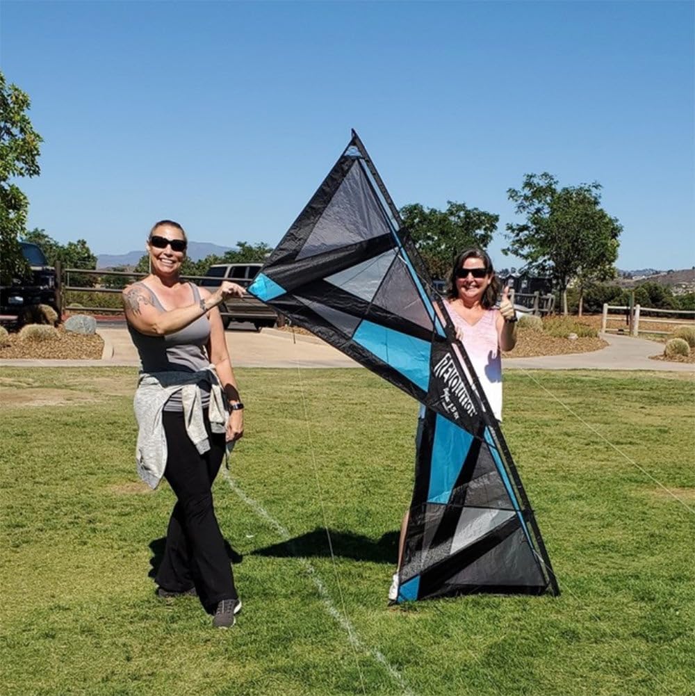 Revolution Kites-Vsrv00212 Ciervo Volante Reflex 1.5, Color Azul, Talla única (RX Lime #1)