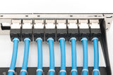 DIGITUS 305 m de Cable de red Cat 6A, U-UTP Simplex, BauPVO Eca, LSZH Libre de Halógenos, 500 MHz de cobre AWG 23/1, Compatible con PoE+, Cable LAN Cable de instalación Cable Ethernet, Azul
