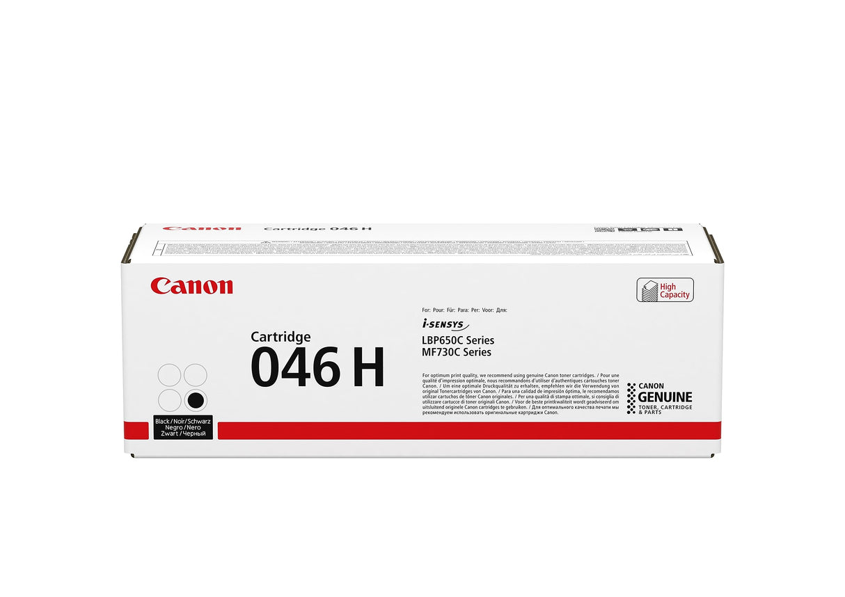 Canon 046H Cartucho de toner original Negro para Impresora Laser Isensys