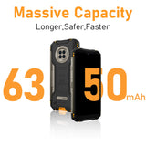 DOOGEE S96 Pro Teléfono Móvil Resistente 4G,IP68 Smartphone Impermeable【8GB RAM+128GB ROM】con NFC,Batería 6350mAh,Carga Inalambrica,Rápida 24W,Cuatro Cámara 48MP,Pantalla 6.22”,Android 10