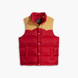 Levi's Western Super Puffer Vest, Hombre, Rhythmic Red, S