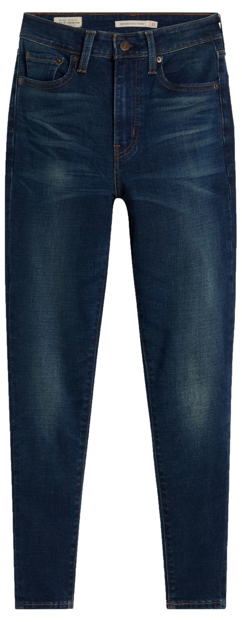 Levi's 721 High Rise Skinny Vaqueros, Miles Apart, 28W / 28L Mujer