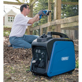 Draper dgi2000 Generador Eléctrico de Gasolina, color azul