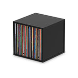 Glorious DJ Record Box black 110 - Tiene capacidad para 110 discos de 12", apilables con otras cajas de discos de Glorious, negro