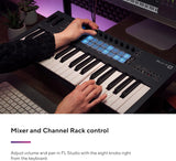 Novation FLkey 37, controlador de teclado - integración perfecta con FL Studio y modos Chord y Scale. Todo el software que necesitas para producir música