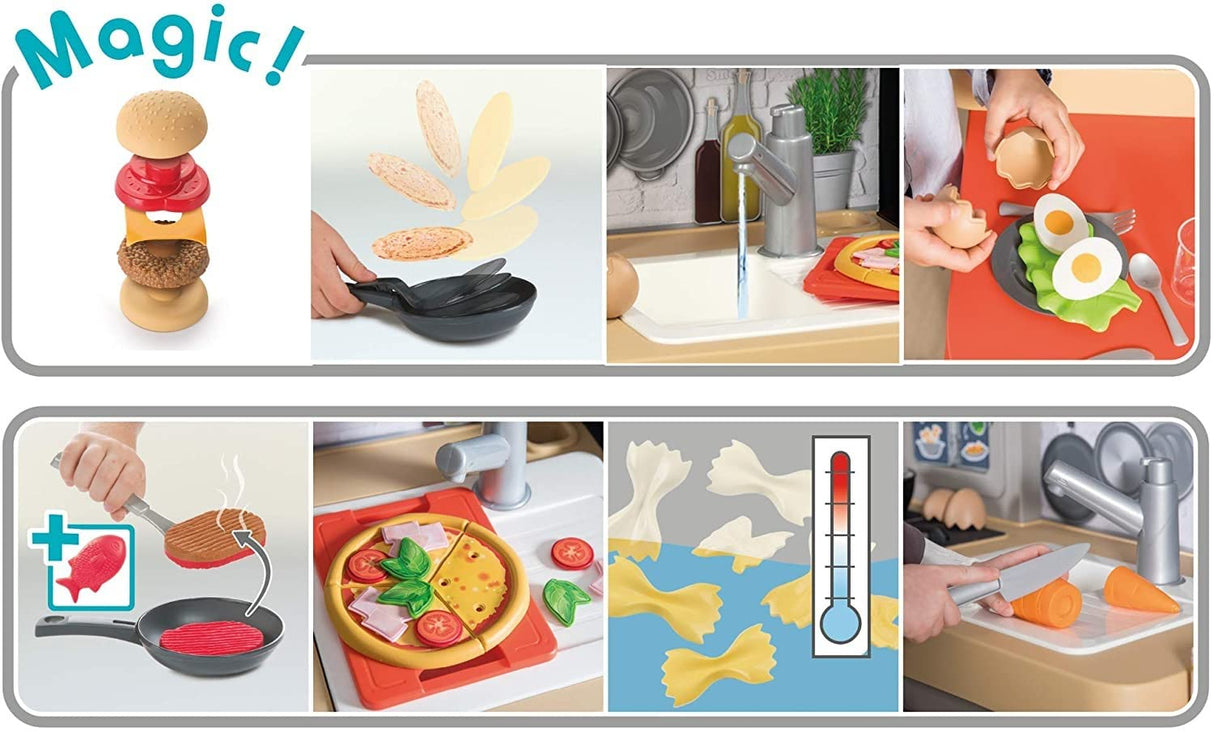 Smoby - Restaurante Chef Corner Extra Grande con Altura Ajustable, para Niños a Partir de 3 Años, 76 x 23.5 x 82 cm